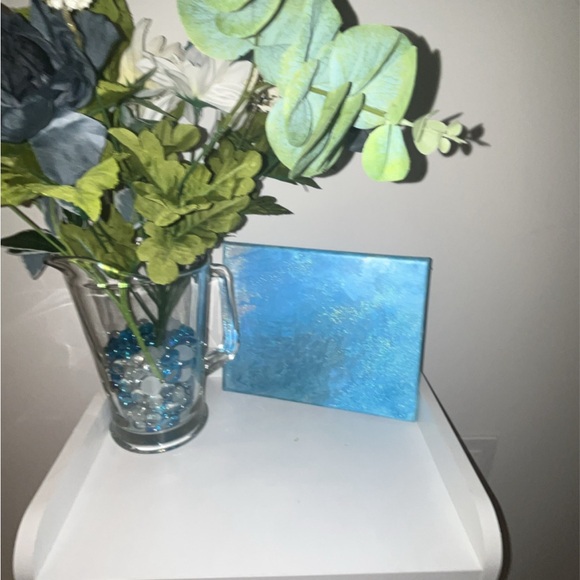 ONE OF A KIND Handmade Abstract on Canvas 8 x 10 Gorgeous Just see photos :) !! - Picture 8 of 13